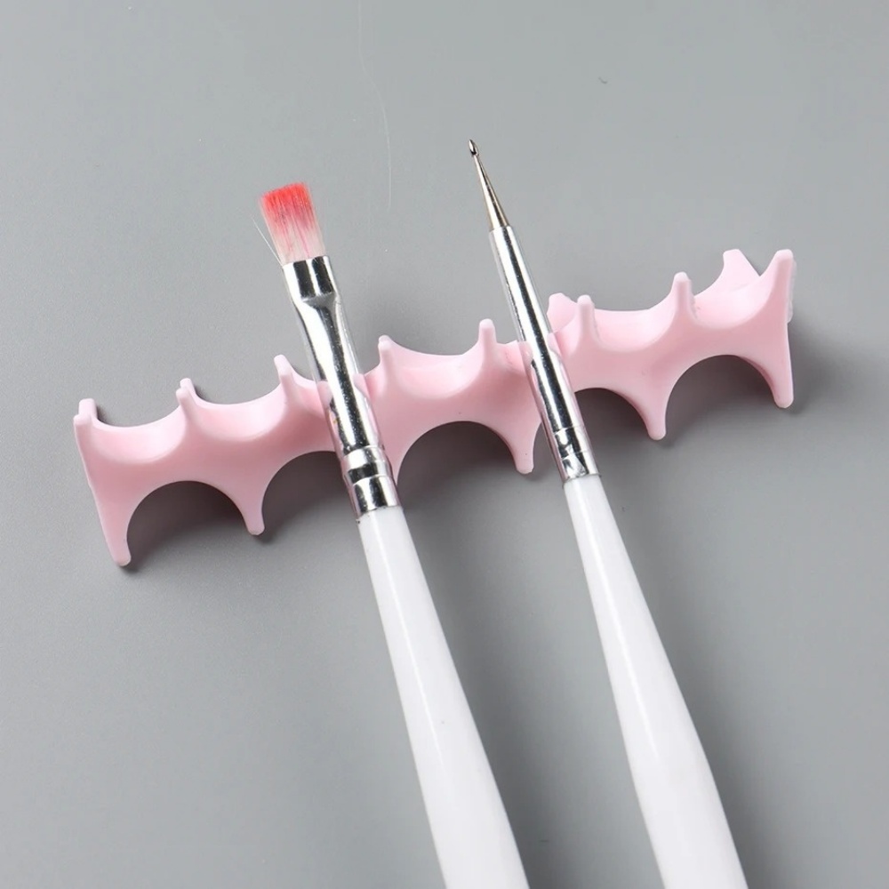 ที่วางปากกาซิลิโคนสำหรับทำเล็บ - Nail Art Vector บทวิจารณ์และราคา