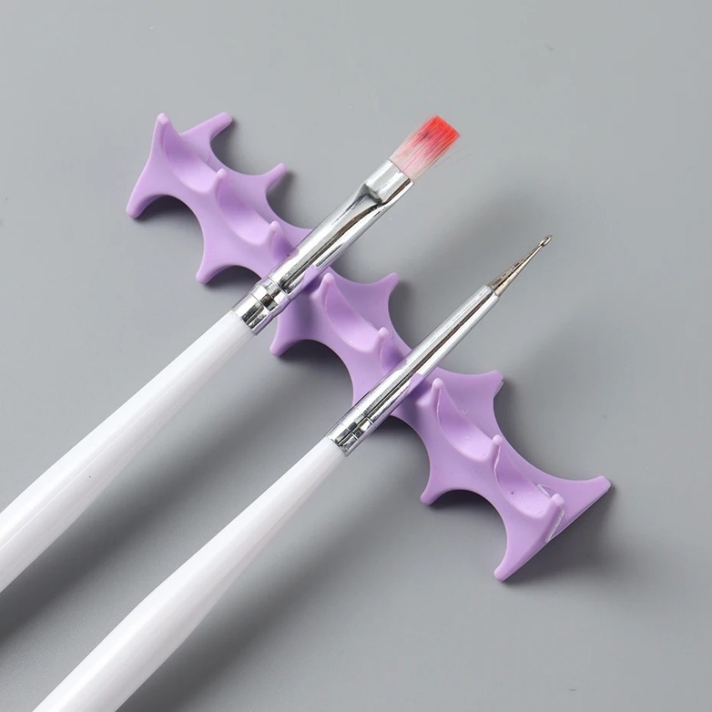 ที่วางปากกาซิลิโคนสำหรับทำเล็บ - Nail Art Vector บทวิจารณ์และราคา
