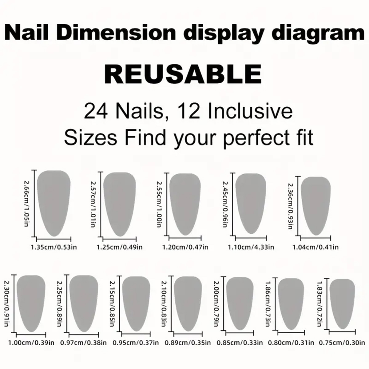 24 ชิ้นยาวรูปอัลมอนด์สีแดงบริส - Nail Art Red บทวิจารณ์และราคา