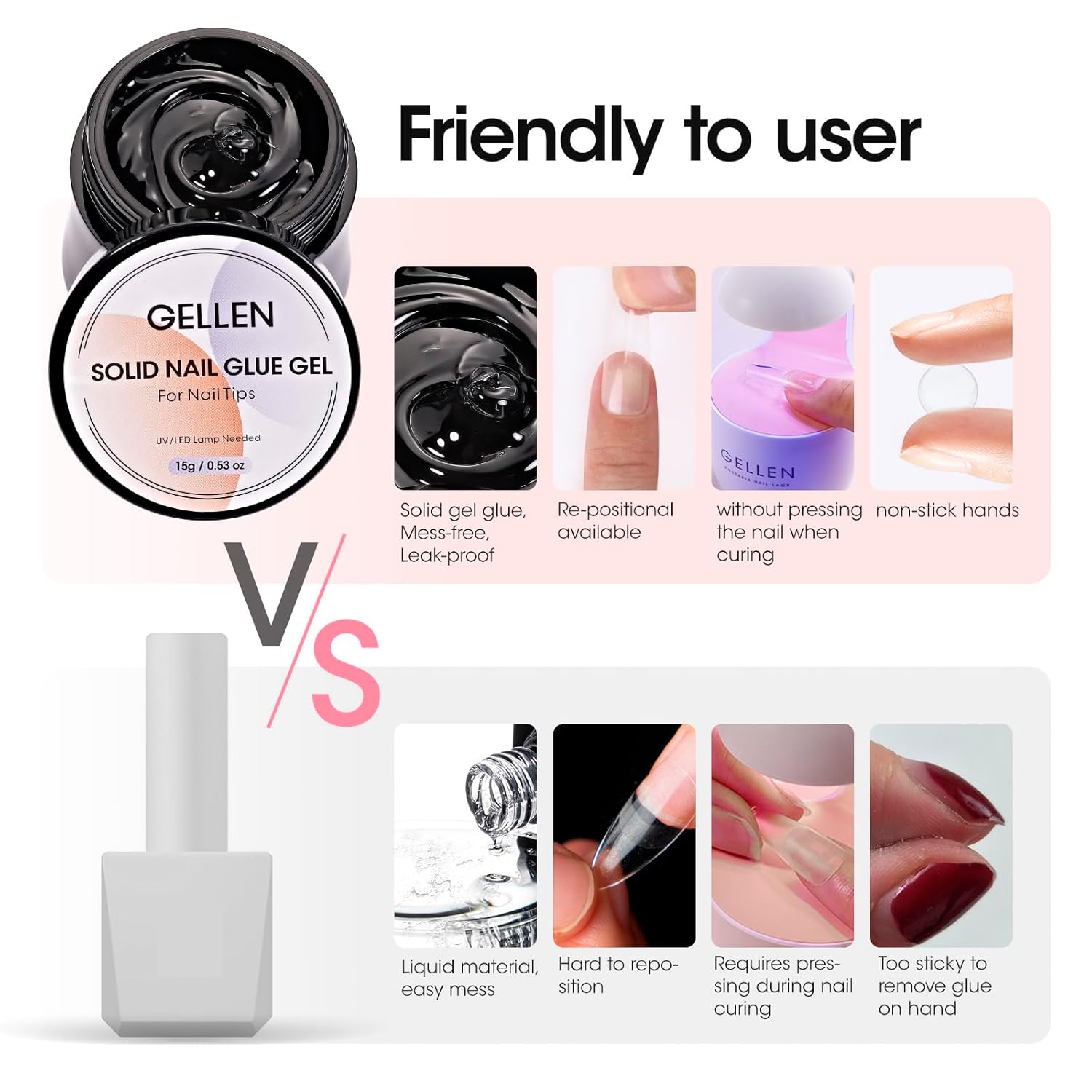 เจลเล็น น้ำยาต่อเล็บแบบแข็งใส  - Nail Art Extension บทวิจารณ์และราคา