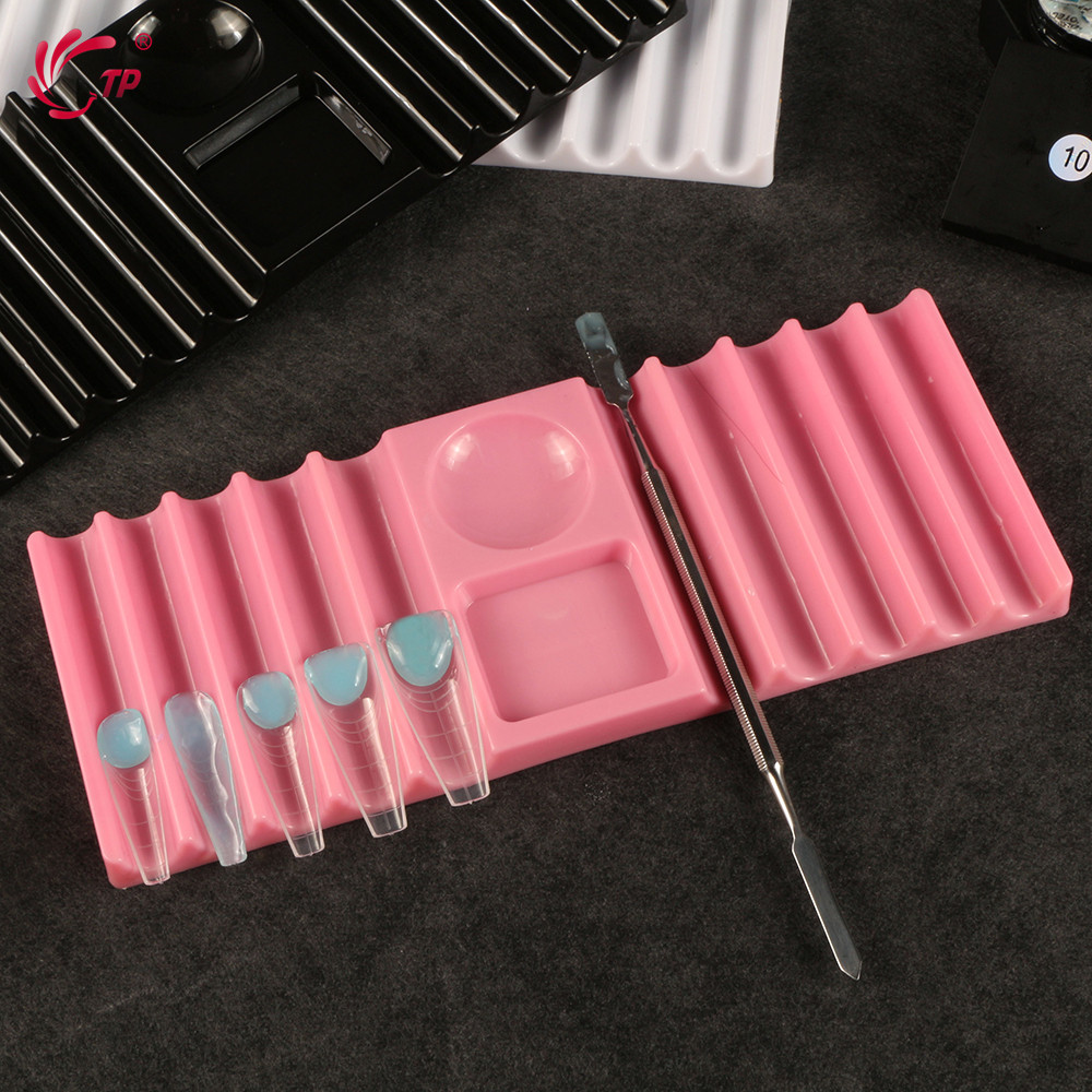 ที่วางปากกาพลาสติกแบบสองช่องสำ - Nail Art Extension บทวิจารณ์และราคา