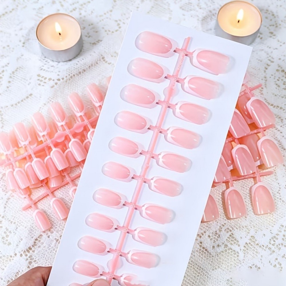 120 ชิ้น เล็บปลอมทรงสั้นทรงเหล - Nail Art Extension บทวิจารณ์และราคา