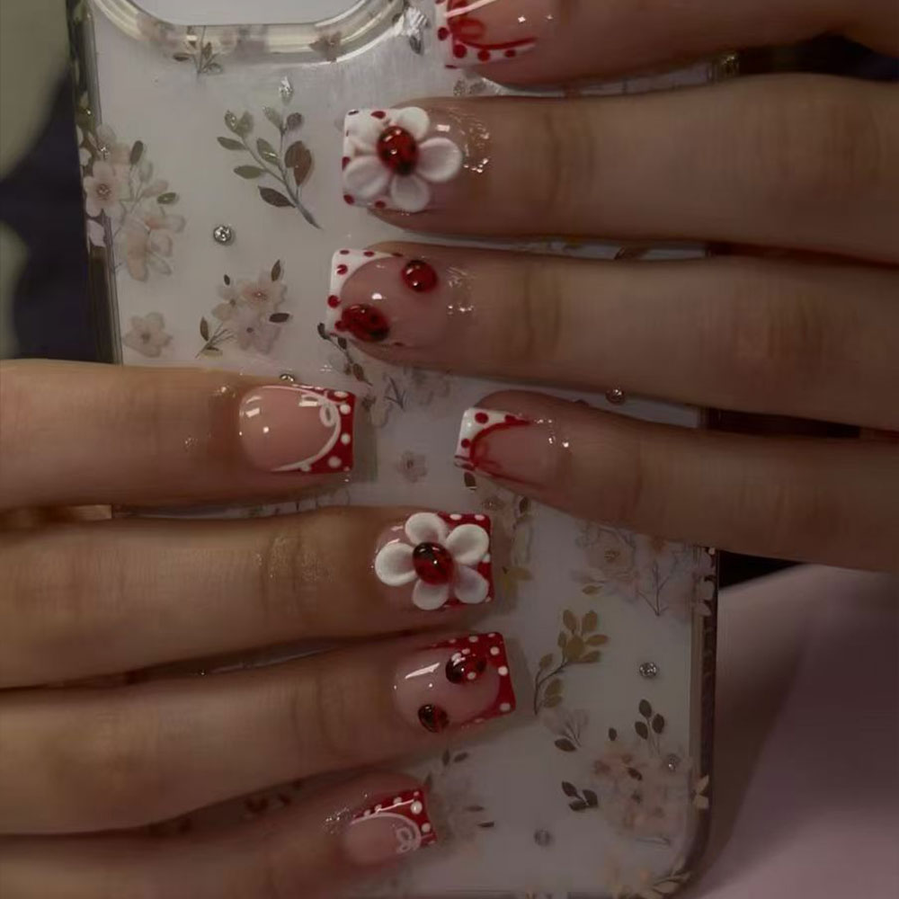24 ชิ้นต่อชุด สติ๊กเกอร์ตกแต่ง - Nail Art Red บทวิจารณ์และราคา
