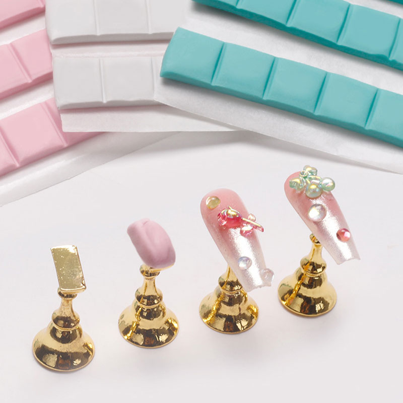 1 แพ็คเล็บกาวกาว Clay Stick สํ - Nail Art Vector บทวิจารณ์และราคา