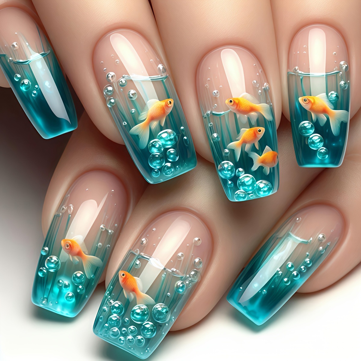 เล็บปลอมทรงเหลี่ยมขนาดกลางสำหร - Nail Art Red บทวิจารณ์และราคา