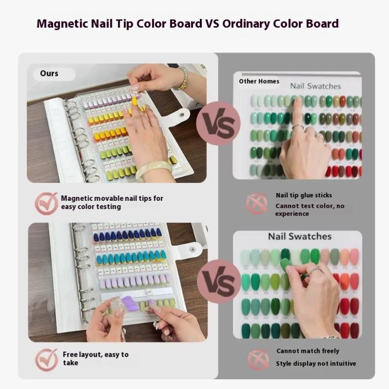 สมุดสีแม่เหล็กสำหรับทำเล็บ 48/ - Nail Art Vector บทวิจารณ์และราคา