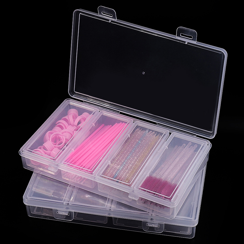 กล่องเก็บของแบบแยกส่วน 4 ช่อง  - Nail Art Extension บทวิจารณ์และราคา