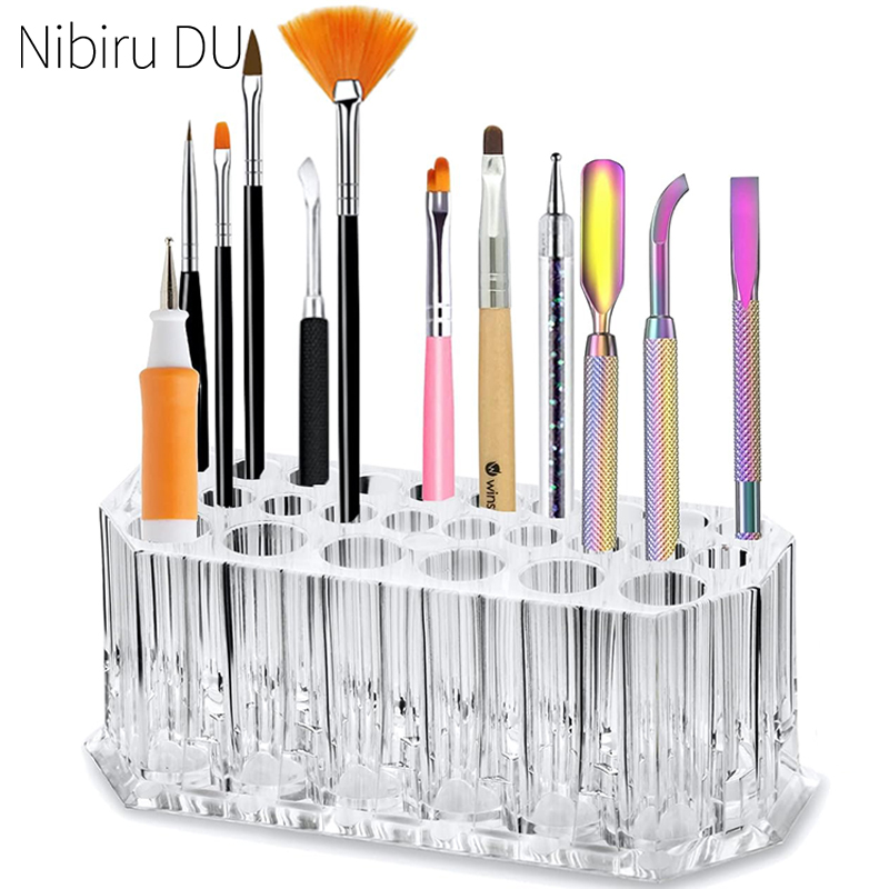 26 หลุมแปรงเล็บอะคริลิคOrganiz - Nail Art Vector บทวิจารณ์และราคา