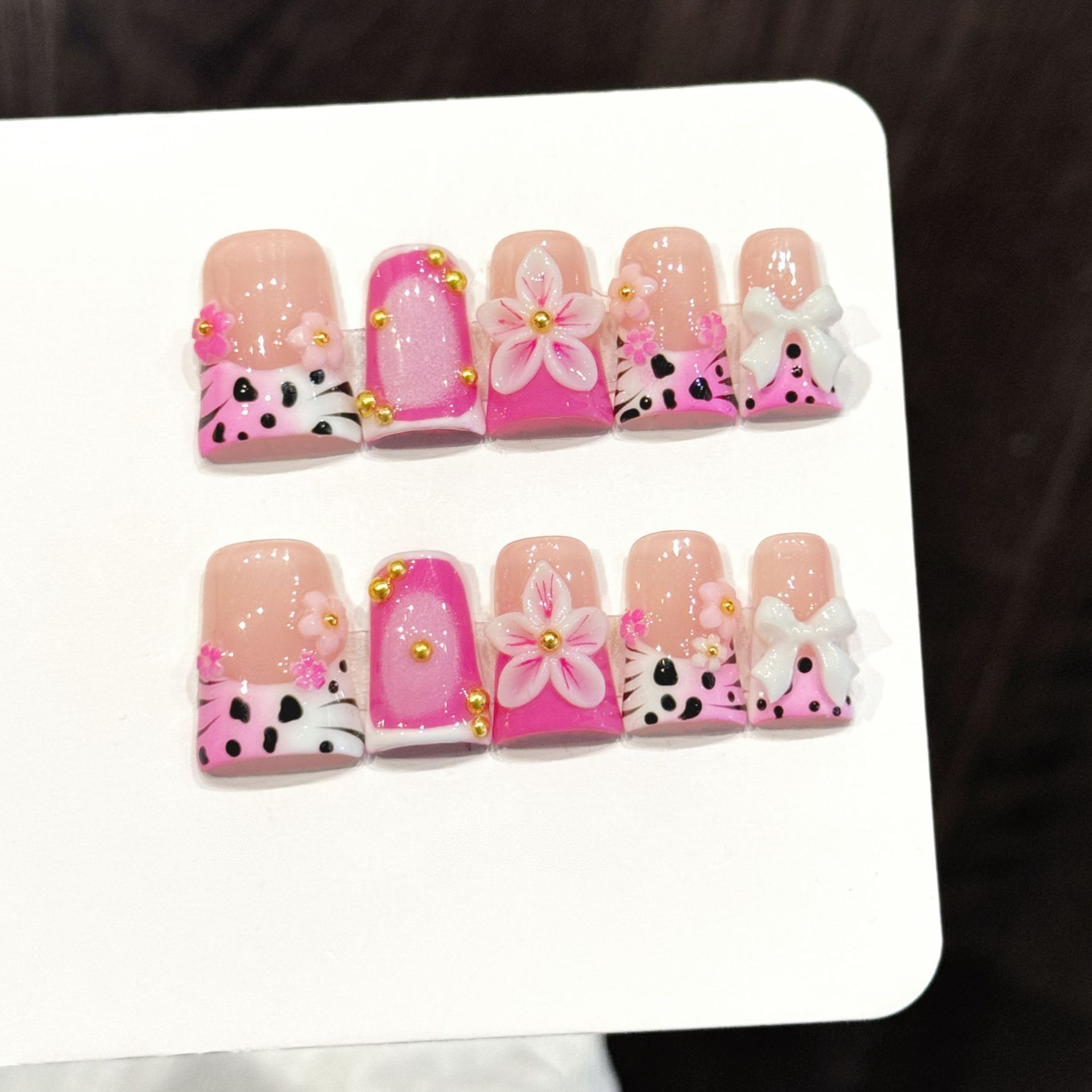 ชุดเล็บปลอมสไตล์ทะเล 10 ชิ้น แ - Nail Art Fake บทวิจารณ์และราคา