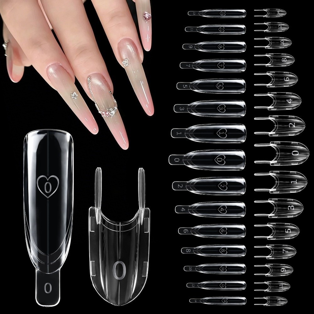แม่แบบเล็บรูปทรงจรวด 120 ชิ้น  - Nail Art Extension บทวิจารณ์และราคา