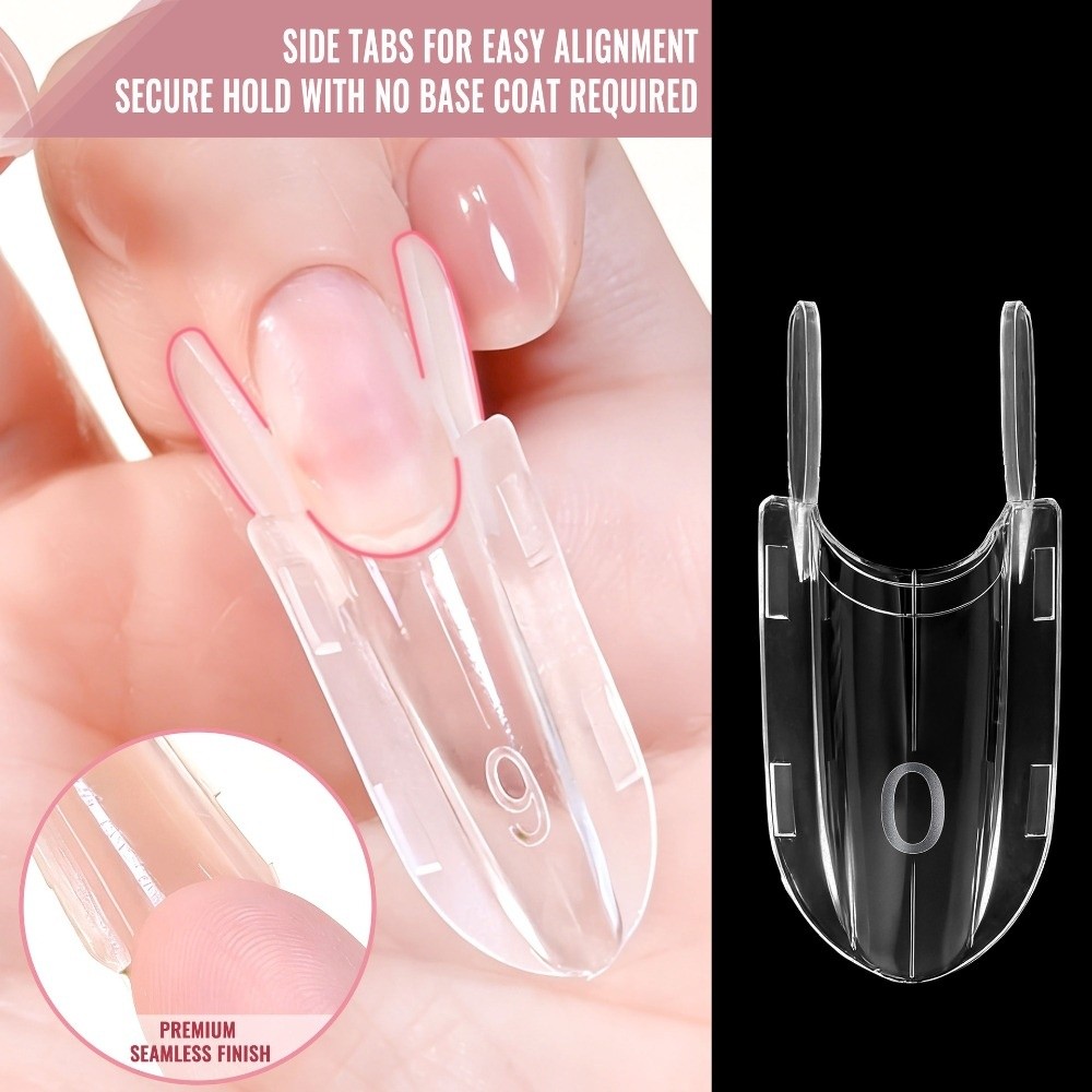 แม่แบบเล็บรูปทรงจรวด 120 ชิ้น  - Nail Art Extension บทวิจารณ์และราคา