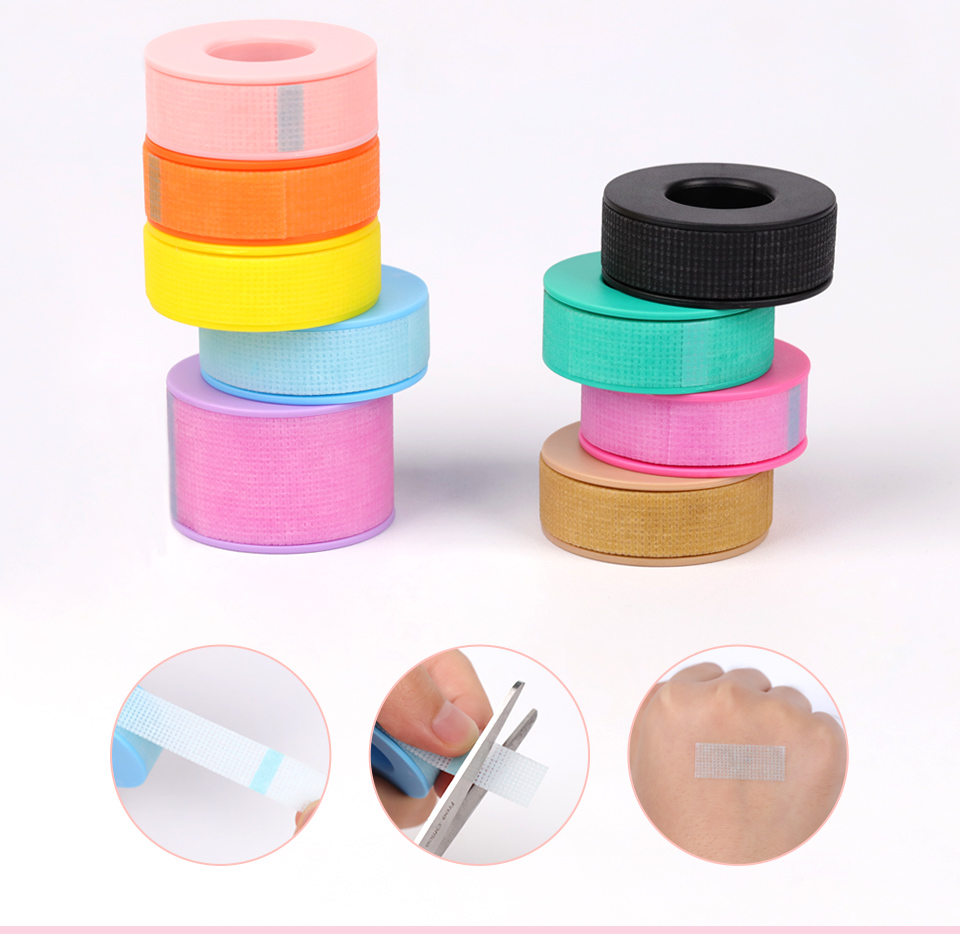 เทปสติกเกอร์แบบไม่ทอสีใหม่เทปต - Nail Art Extension บทวิจารณ์และราคา