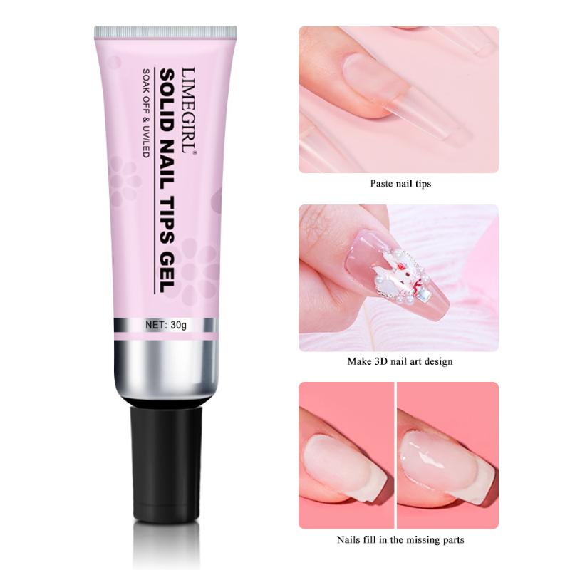 เจลติดเล็บปลอมแบบใส 30 กรัม กา - Nail Art Extension บทวิจารณ์และราคา